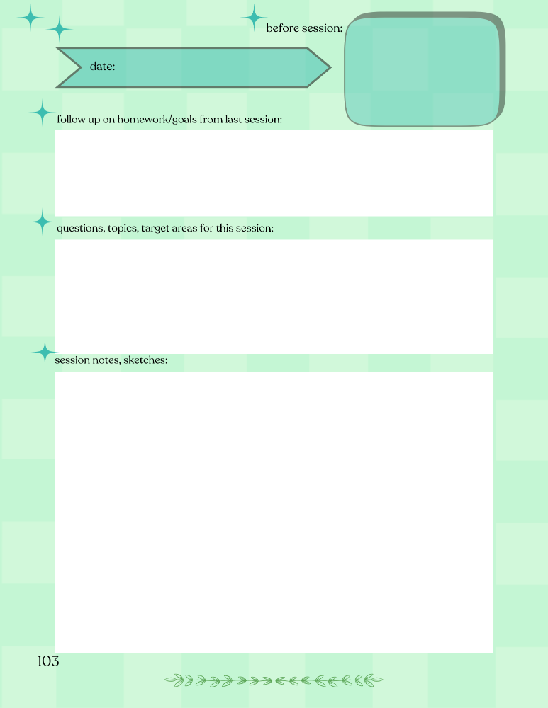 Therapy Companion Journal/Workbook (digital PDF)